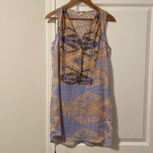 Periwinkle Orange Mid-Thigh Length Dress